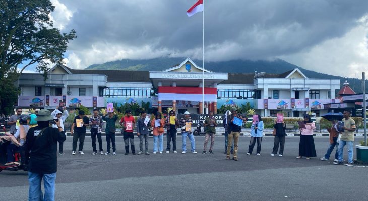 Solidaritas Pers di Ternate Sampaikan Tujuh Pernyataan Sikap di May Day 2026