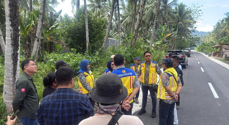 Plt Kepala BPJN Malut, Abdul Hamid Payapo Tinjau Lokasi Pekerjaan Infrastruktur