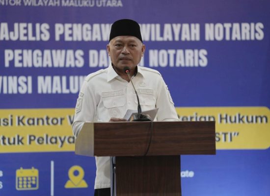 Buka Rakor Notaris, Wagub Sarbin Tekankan Sinergi Penguatan Pelayanan Hukum di Daerah 
