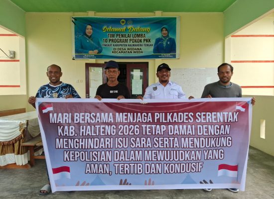 Sambut Pilkades 2026, APDESI Halmahera Tengah Ajak Warga Jaga Kamtibmas
