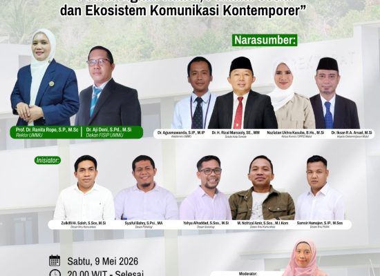 Nazlatan Diundang jadi Narasumber dalam Diskusi Panel Politik Digital