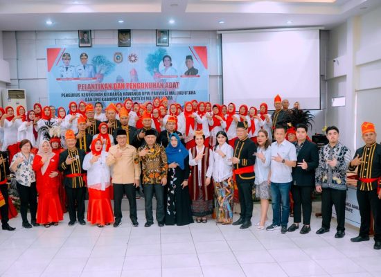 Kerukunan Keluarga Kawanua Maluku Utara Dikukuhkan, Angelica Tengker Ajak Jaga Persaudaraan 