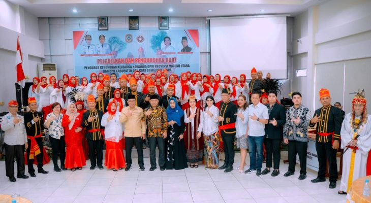 Kerukunan Keluarga Kawanua Maluku Utara Dikukuhkan, Angelica Tengker Ajak Jaga Persaudaraan 