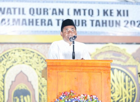 Bupati Ubaid Resmi Buka MTQ ke-12 Tingkat Kabupaten Halmahera Timur