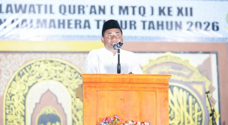 Bupati Ubaid Resmi Buka MTQ ke-12 Tingkat Kabupaten Halmahera Timur