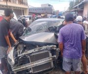 Polres Ternate Proses Hukum Pengemudi Mobil Datsun yang Tabrakan di Bastiong