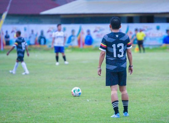 Tampil Gemilang, Pemkab Haltim Gilas DPRD 4-0 di Laga Eksebisi HUT Kabupaten ke-23