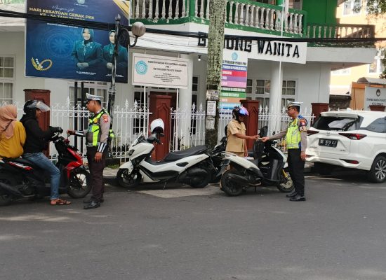 Satlantas dan Samsat Ternate Sasar Kendaraan yang Tunggak Pajak