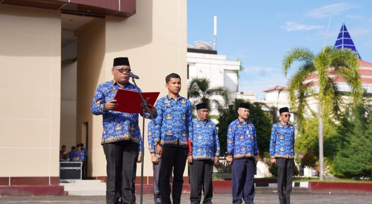 Sekprov Maluku Utara Pimpin Upacara Harkitnas Ke 118 di Sofifi 