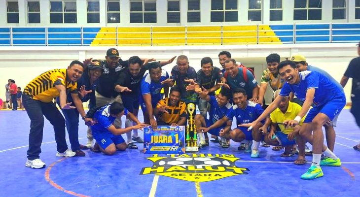 UPP Tobelo Juarai Ekshibisi Futsal Halmahera Utara