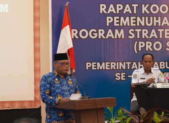 Sinkronisasi Program Strategis Nasional, Sekprov Malut Tekankan Sinergi dan Validitas Data