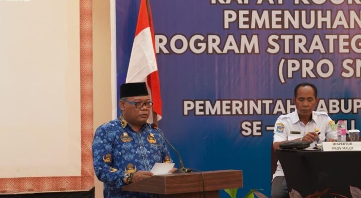 Sinkronisasi Program Strategis Nasional, Sekprov Malut Tekankan Sinergi dan Validitas Data