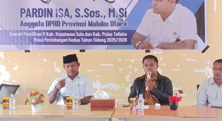 Pardin Isa Serap Aspirasi di Kapsul dan Taliabu: Aksesibilitas dan Infrastruktur Paling Dikeluhkan