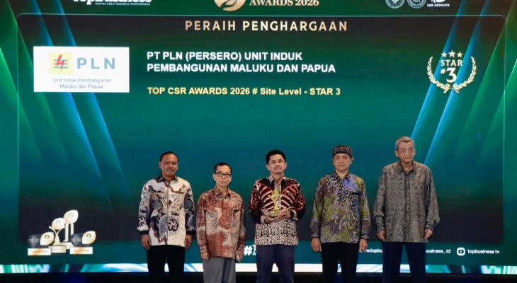 Dorong Ketahanan Pangan Papua, PLN UIP MPA Raih Penghargaan Top CSR Awards 2026