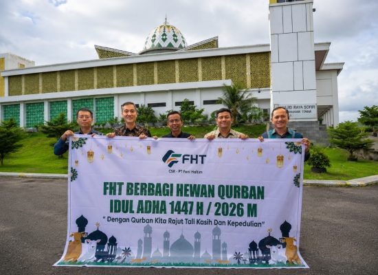 PT Feni Haltim Salurkan Hewan Kurban di Momen Iduladha 1447 Hijriah