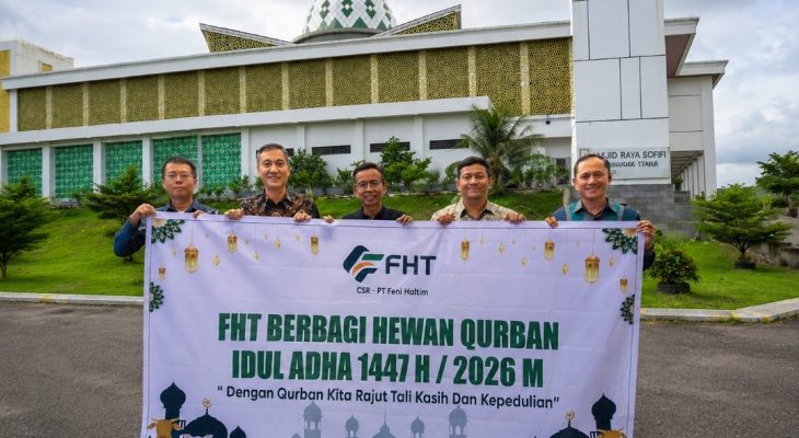 PT Feni Haltim Salurkan Hewan Kurban di Momen Iduladha 1447 Hijriah