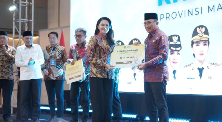 Pemkot Ternate Terbaik I Dalam Kinerja Percepatan Penurunan Stunting Tingkat Provinsi Maluku Utara Tahun 2025