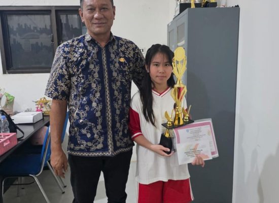 Wakili SD Katolik St Theresia Kota Ternate, Jessica Sukses Harumkan Nama Sekolah