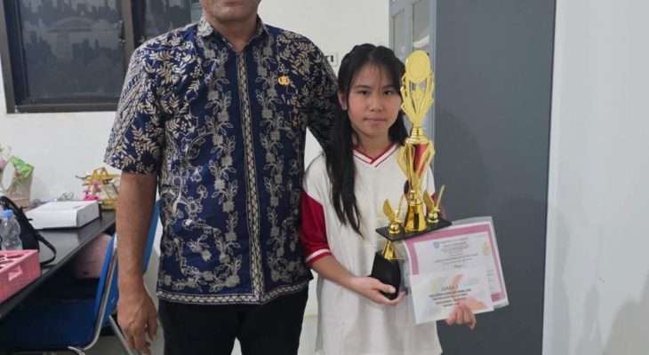 Wakili SD Katolik St Theresia Kota Ternate, Jessica Sukses Harumkan Nama Sekolah