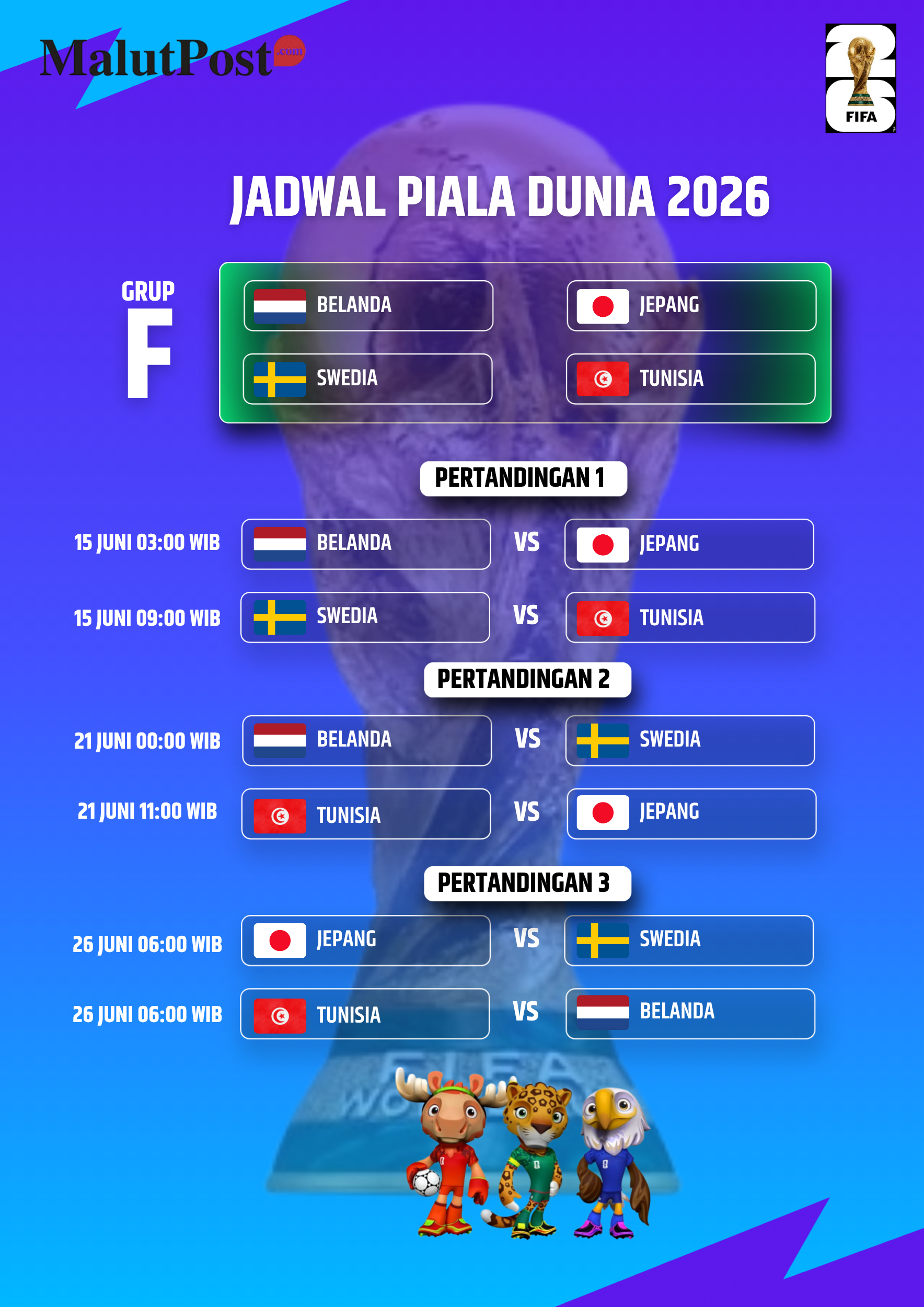 Jadwal Piala Dunia 2026