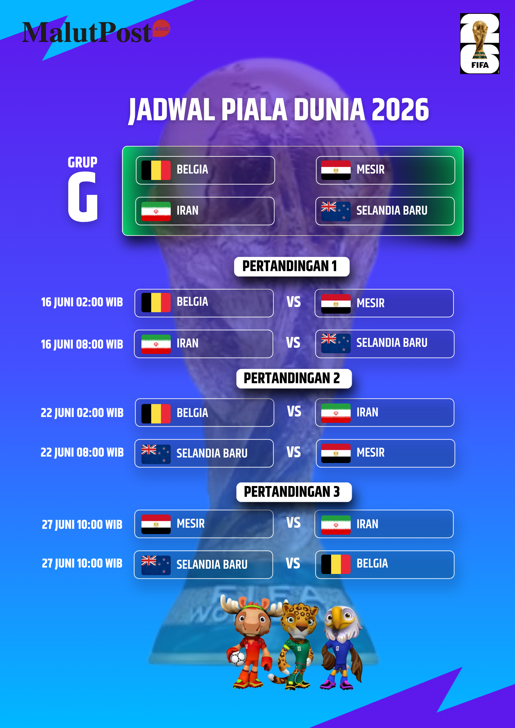 Jadwal Piala Dunia 2026