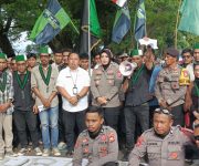 Gelar Aksi di Bandara, HMI Desak Pemkot dan Kapolres Tindak Tegas Mafia BBM di Kota Ternate