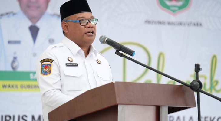 Gubernur Malut Tekankan Transformasi Pendidikan Pada Pelantikan Pengurus MKKS dan MGMP