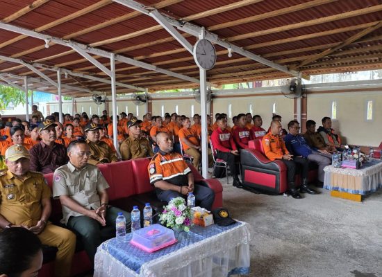Kantor SAR Ternate Bekali Warga Kecamatan Batang Dua tentang Tanggap Darurat