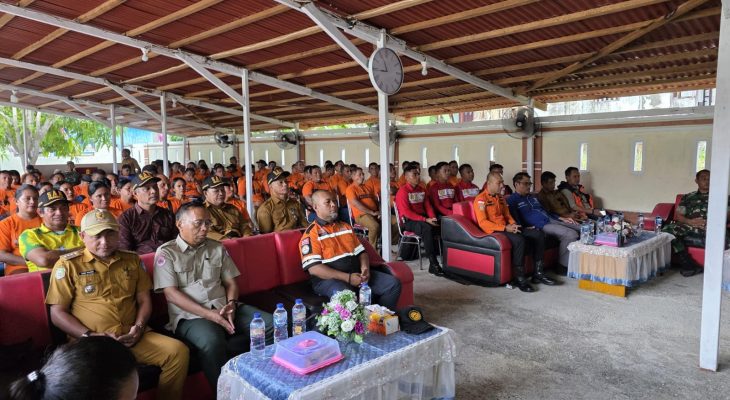 Kantor SAR Ternate Bekali Warga Kecamatan Batang Dua tentang Tanggap Darurat