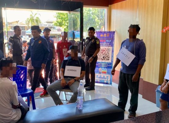 Tersangka Peragakan 11 Adegan dalam Rekonstruksi Kasus Pembunuhan di Tafure Kota Ternate 