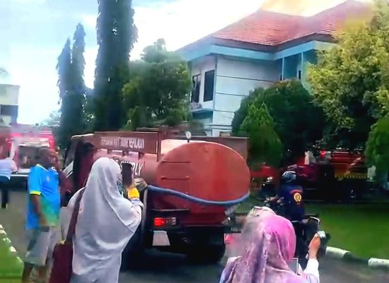 Kantor Dinkes Malut Terbakar, Diduga Akibat Korsleting