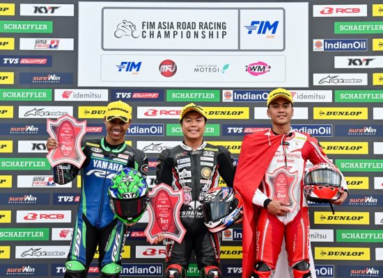 CBR Series Melesat Kencang, AHRT Borong Tiga Podium ARRC Motegi
