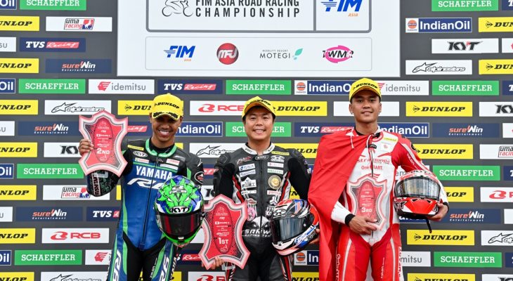 CBR Series Melesat Kencang, AHRT Borong Tiga Podium ARRC Motegi