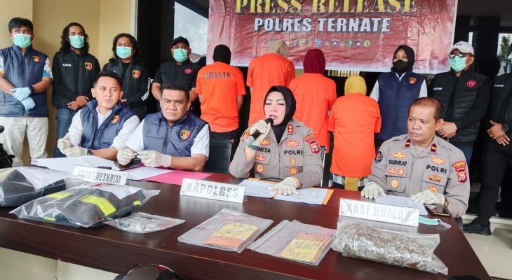 Aborsi, Biang dan Sepasang Kekasih di Kota Ternate Ditangkap Polisi