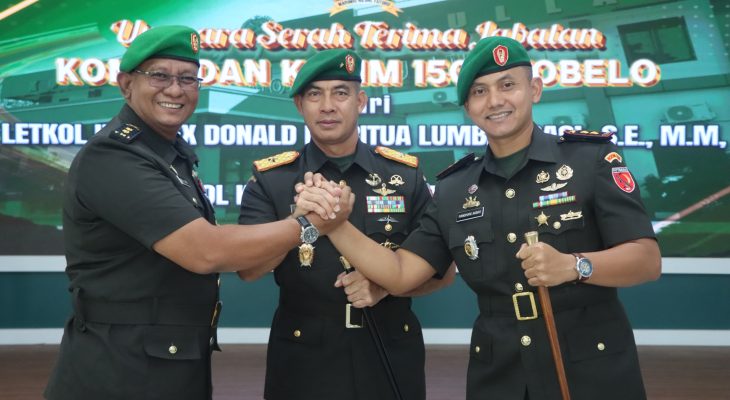 Dandrem 152/Babullah Tekankan Stabilitas Keamanan Wilayah saat Pimpin Sertijab Dandim 1508/Tobelo