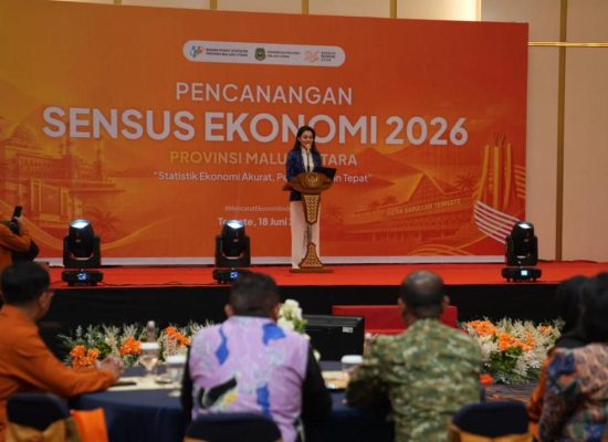 Sherly Tekankan Akurasi Data Saat Hadiri Launching SE2026 Maluku Utara