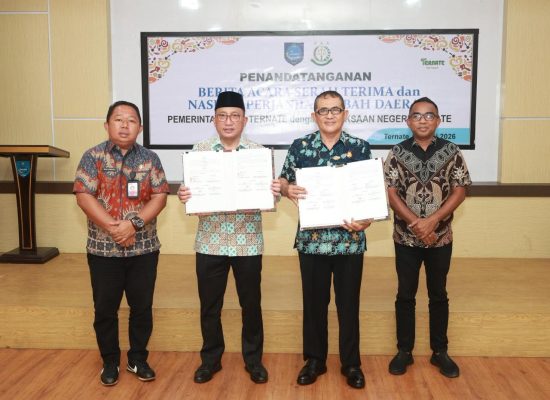Pemkot Ternate Hibah Aset ke Kejaksaan Negeri 
