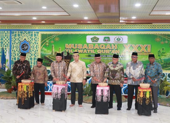 Wali Kota Ternate Hadiri Pembukaan MTQ XXXI Tingkat Provinsi Maluku Utara, Beri Semangat untuk Kafilah