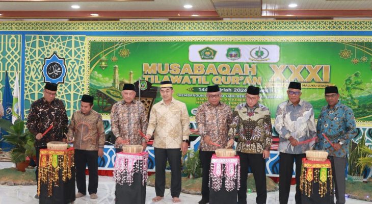 Wali Kota Ternate Hadiri Pembukaan MTQ XXXI Tingkat Provinsi Maluku Utara, Beri Semangat untuk Kafilah