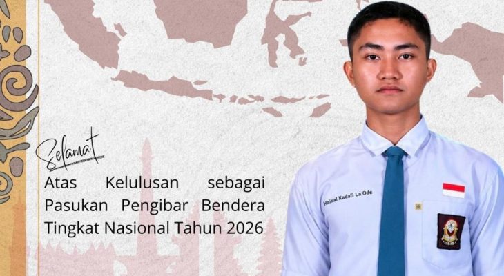 Haikal Kadafi La Ode dari Kota Ternate Lolos Seleksi Paskibraka Nasional Tahun 2026
