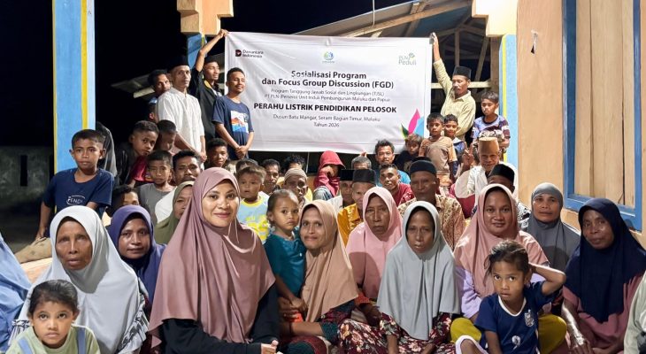 PLN UIP MPA Dorong Pendidikan dan Energi Bersih Lewat Program Perahu Listrik di Ujung Pulau Seram