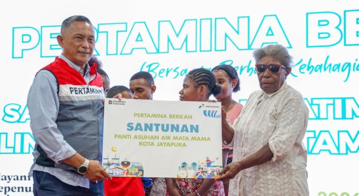 Pertamina Perkuat Kepedulian Sosial, Berbagi dengan Lima Panti Asuhan di Jayapura