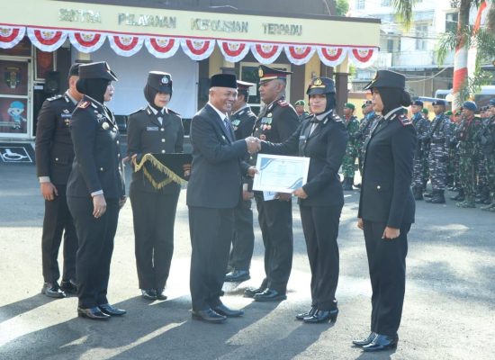 Polres Ternate Dapat Penghargaan dari Polda dan Pemkot