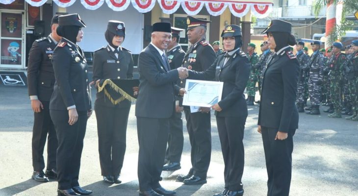 Polres Ternate Dapat Penghargaan dari Polda dan Pemkot