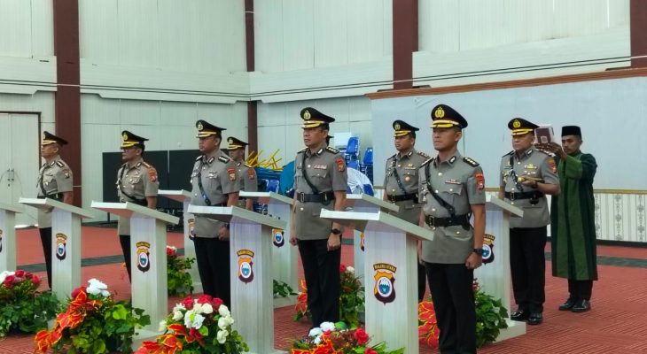Kapolda Maluku Utara Lantik Pejabat Baru, Berikut Daftarnya