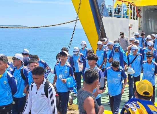 Kontingen POPDA Haltim Tiba di Morotai, Bawa Misi Harumkan Nama Daerah
