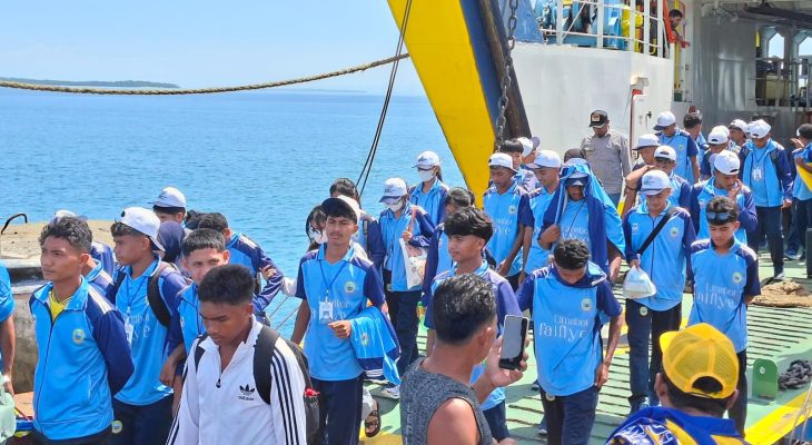 Kontingen POPDA Haltim Tiba di Morotai, Bawa Misi Harumkan Nama Daerah