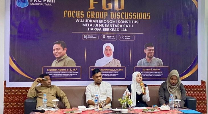 Nazlatan Ukhra Kasuba Jadi Narasumber dalam FGD PMII, Dorong Perhatian Pemerintah Pusat untuk Daerah