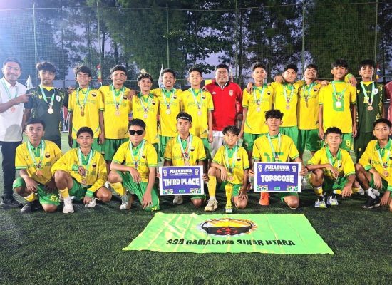 SSB Gamalama Sinar Utara Juara 3 Piala Dunia Anak Indonesia, Rifat Nabil Top Score