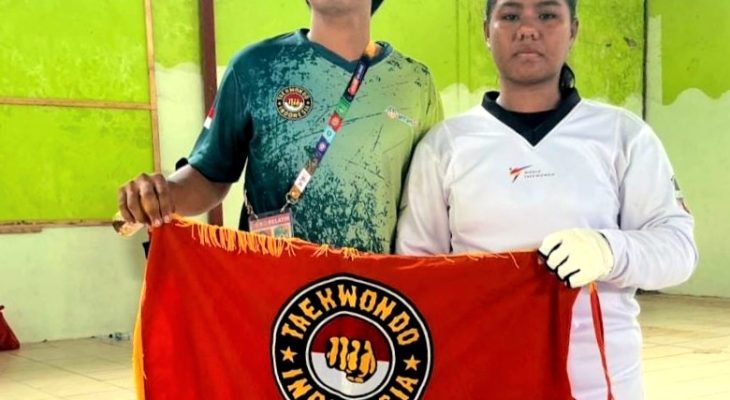 Atlet Taekwondo Antar Haltim Raih Emas Pertama di POPDA XII Maluku Utara
